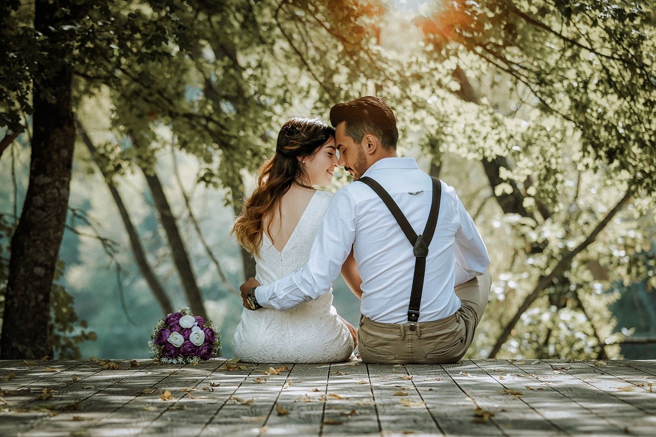 happy valentines day, couple, wedding, marriage, bridal, double, love, people, man, woman, romance, happy, romantic, dress, married, male, big, nature, girl, happiness, celebration, ceremony, wife, bouquet, grass